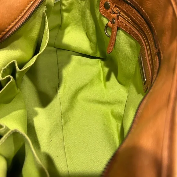 Vintage Isabella Fiore Tan and Brown Shoulder Bag - Picture 10 of 10